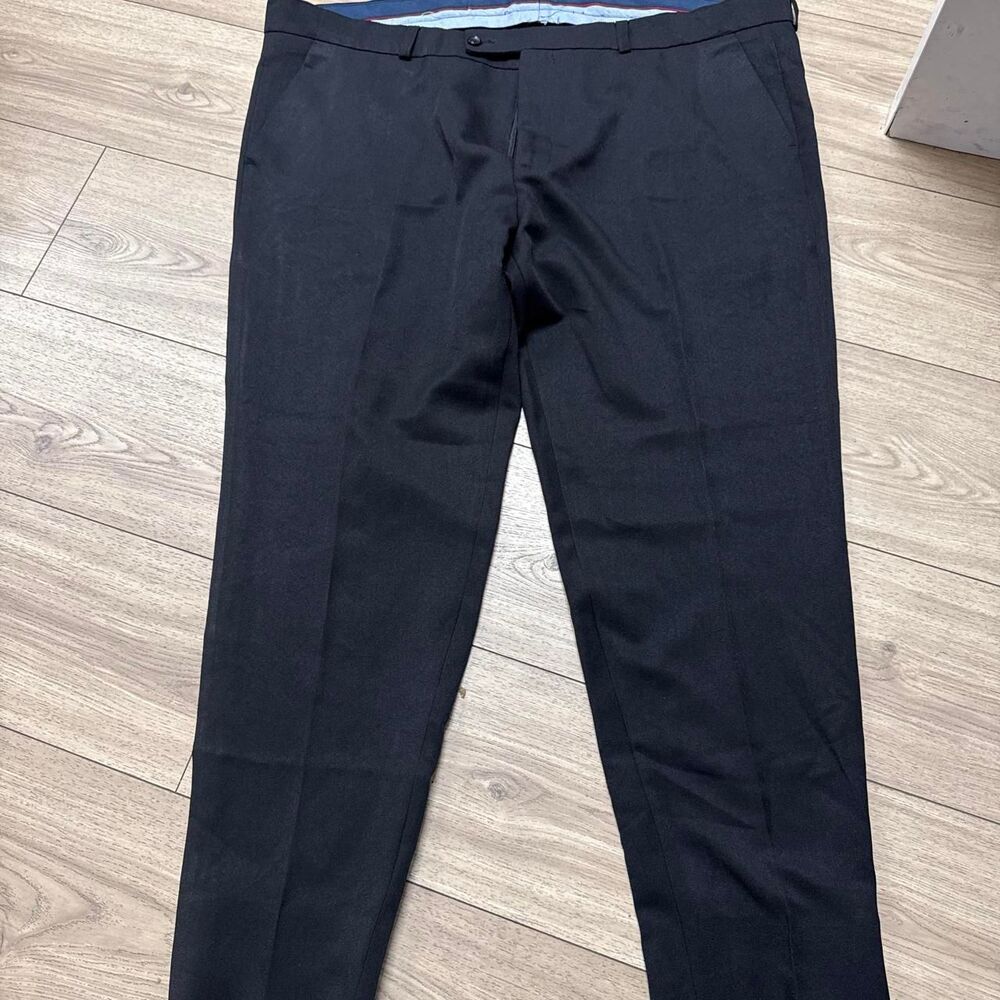 No-brand Men's Black and Grey Trousers